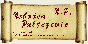 Nebojša Puljezević vizit kartica